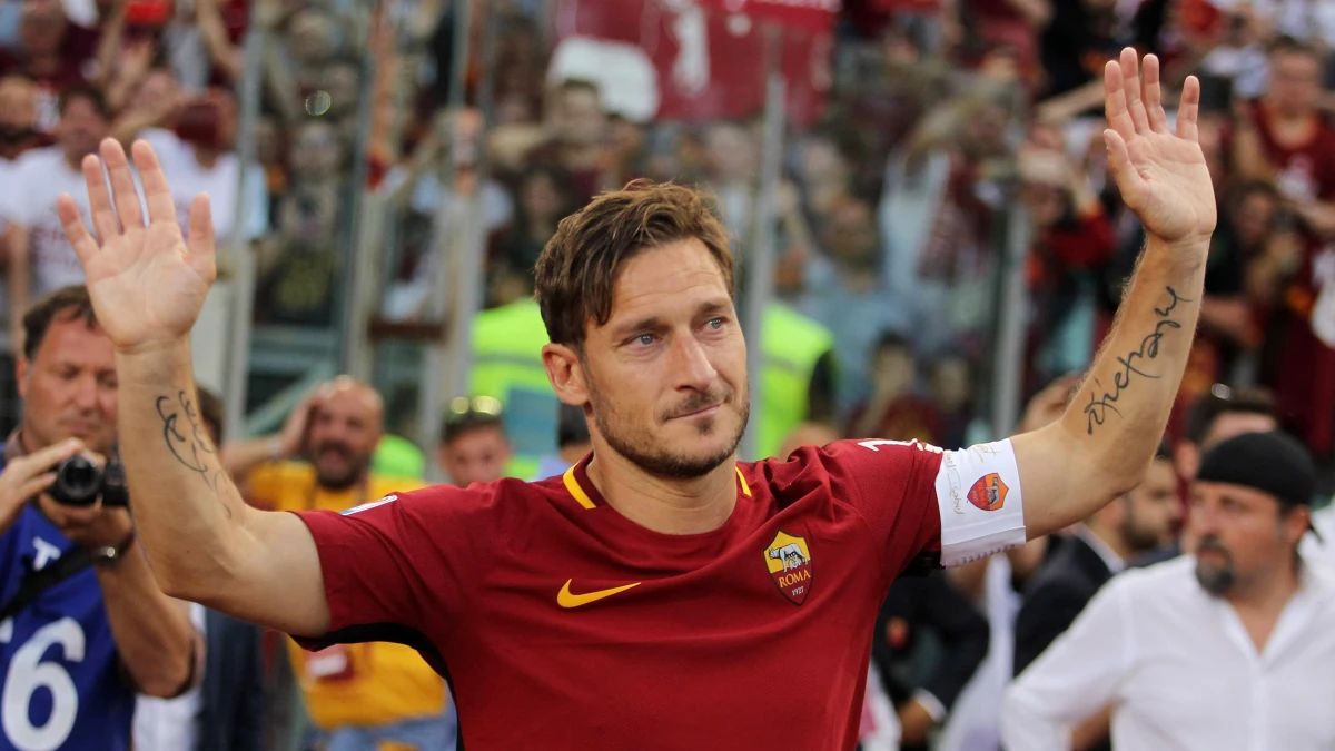 Francesco Totti, con la Roma