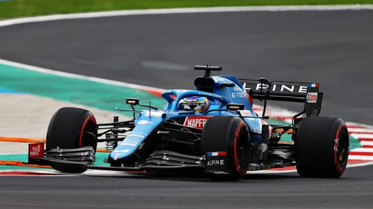 Fernando Alonso, con el Alpine en Turquía Fernando Alonso, con el Alpine en Turquía