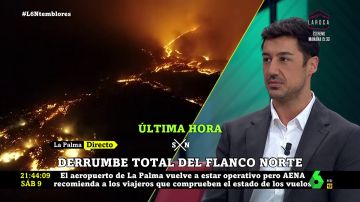 Francisco Cacho, meteorólogo de laSexta, analiza la situación del volcán de La Palma