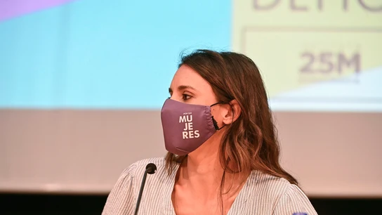 La ministra de Igualdad, Irene Montero La ministra de Igualdad, Irene Montero