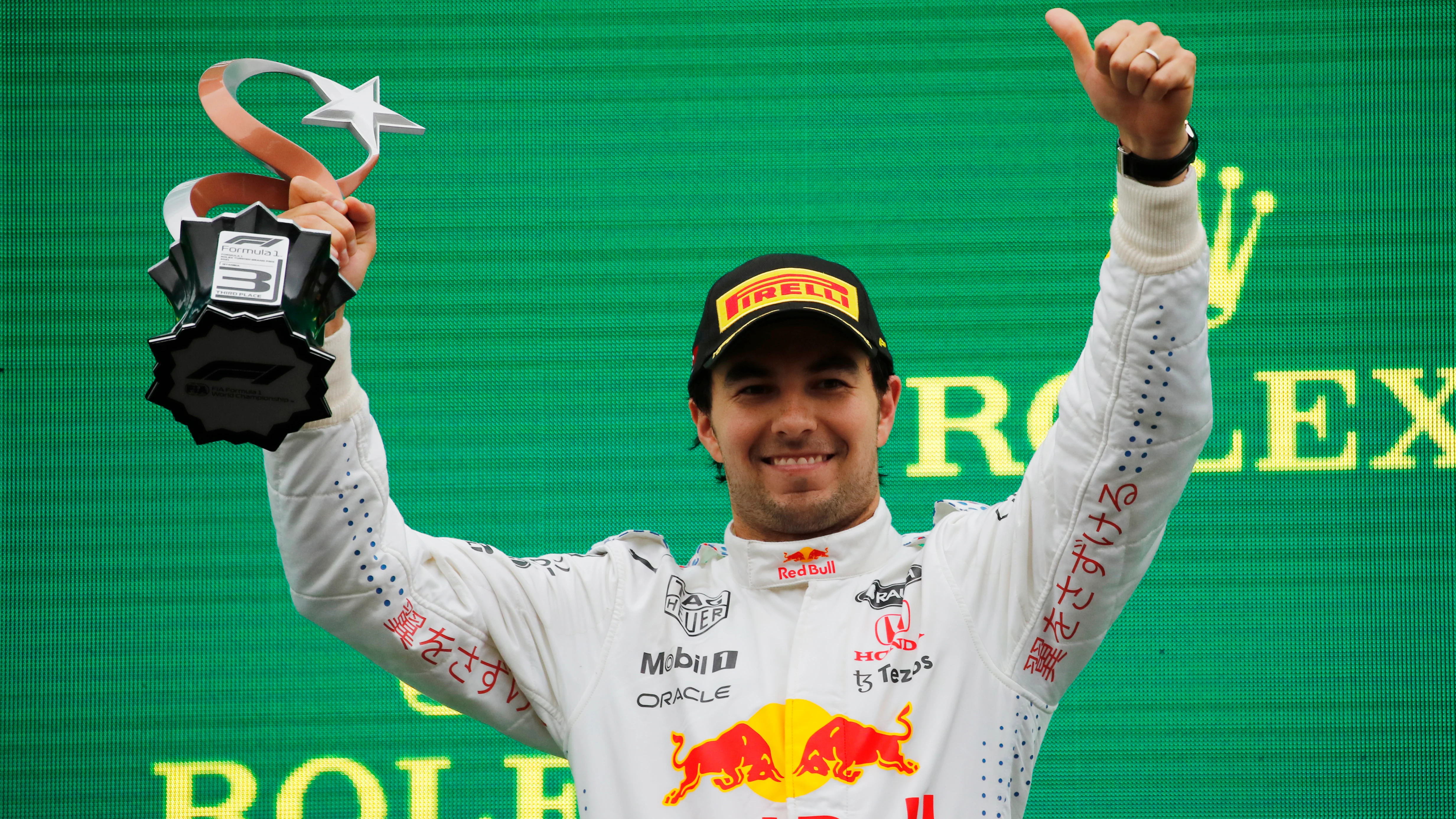 Sergio Pérez, tercero en el Gran Premio de Turquía