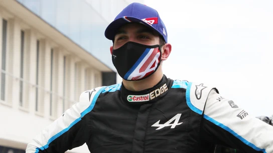 Esteban Ocon, con Alpine Esteban Ocon, con Alpine