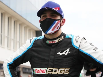 Esteban Ocon, con Alpine Esteban Ocon, con Alpine