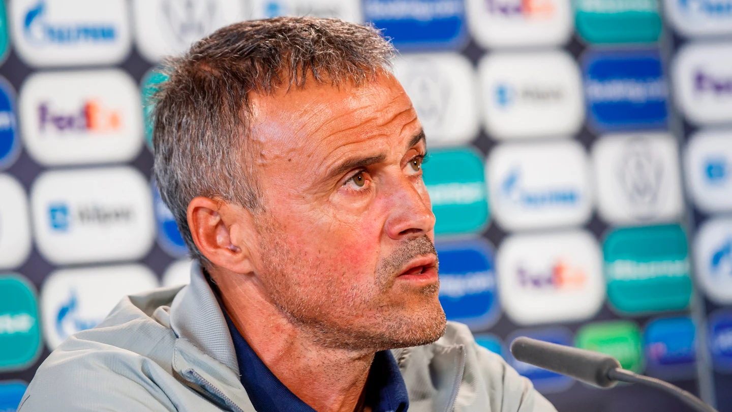 Luis Enrique, en rueda de prensa Luis Enrique, en rueda de prensa