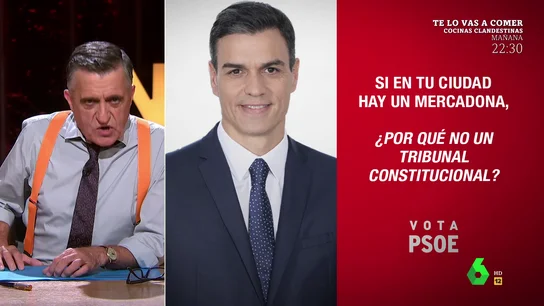 La respuesta de Wyoming a Ayuso tras decir que Sánchez quiere destrozar Madrid: "A ella lo que le gusta es privatizar las instituciones" La respuesta de Wyoming a Ayuso tras decir que Sánchez quiere destrozar Madrid: "A ella lo que le gusta es privatizar las instituciones"