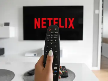 Imagen de archivo de una televisión con Netflix