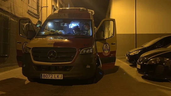 La ambulancia del Samur en el lugar de los hechos La ambulancia del Samur en el lugar de los hechos