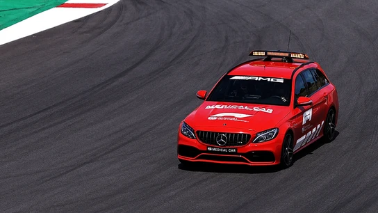 El coche médico de la F1 El coche médico de la F1