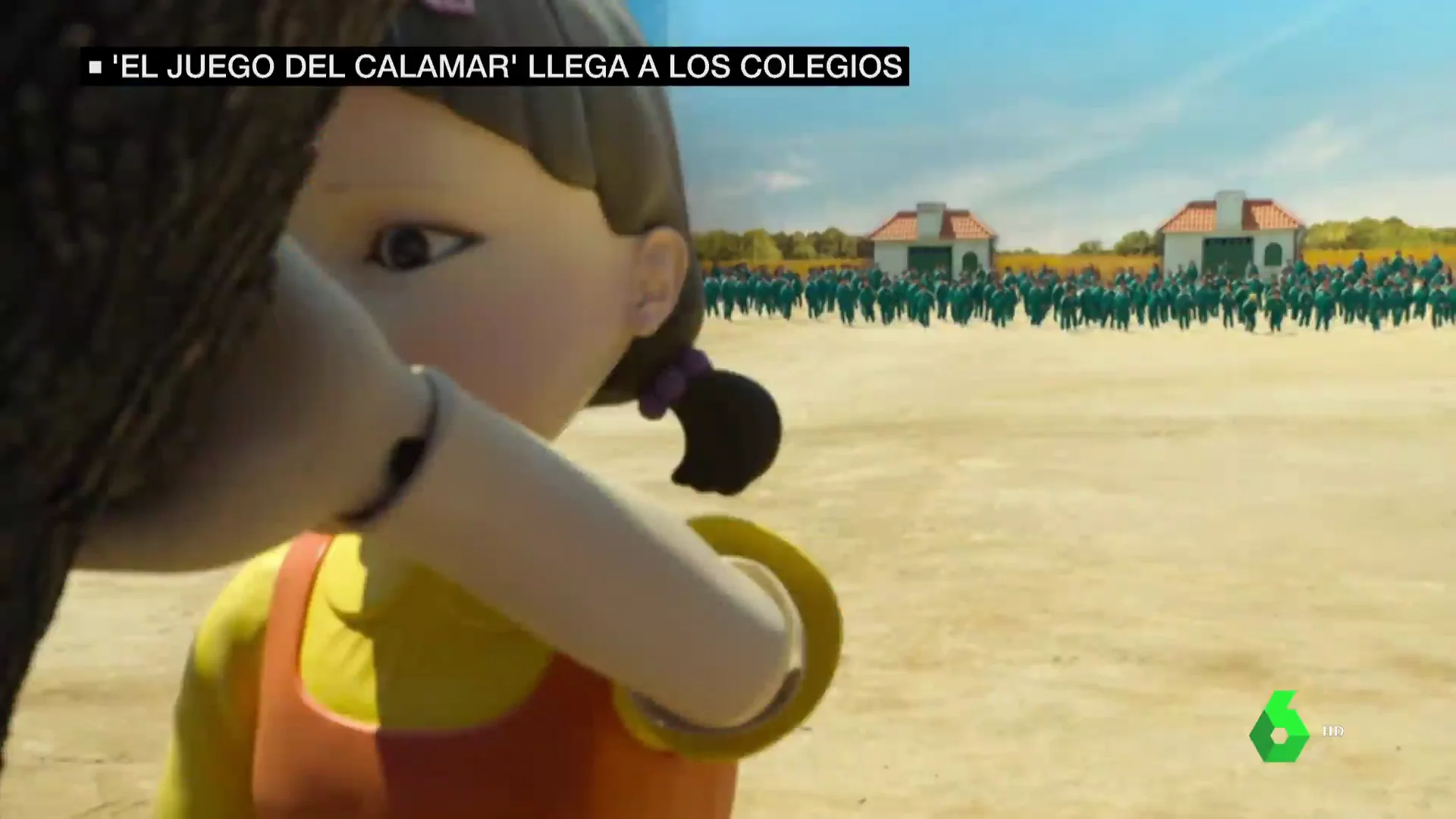 Alerta en los colegios por 'El juego del calamar': los niños ya imitan la violencia y juegan a imitar las pruebas