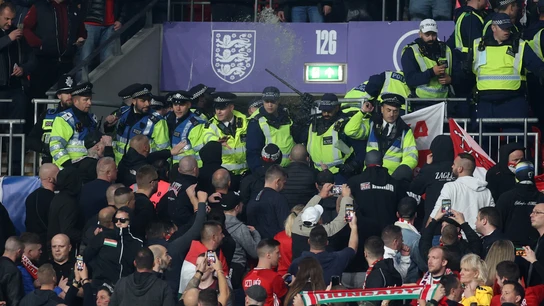 Incidentes en el Inglaterra - Hungría Incidentes en el Inglaterra - Hungría