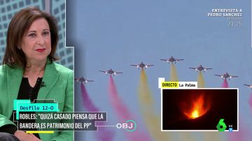 La explicación de Margarita Robles a la 'bandera republicana' de los aviones en el desfile del 12 de octubre