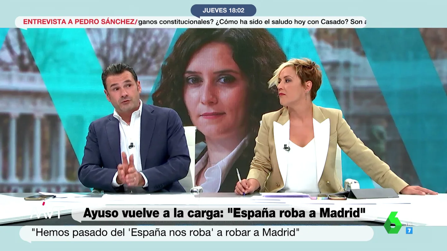 Iñaki López desmonta el "robo a Madrid" en los Presupuestos que aqueja Ayuso: "Ha sido la comunidad más beneficiada del último lustro" Iñaki López desmonta el "robo a Madrid" en los Presupuestos que aqueja Ayuso: "Ha sido la comunidad más beneficiada del último lustro"