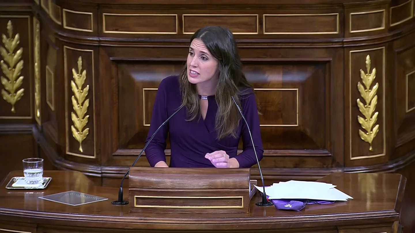Irene Montero en el Congreso de los Diputados Irene Montero en el Congreso de los Diputados