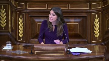 Irene Montero en el Congreso de los Diputados