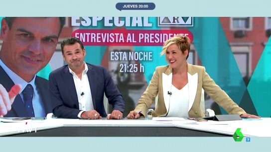 La divertida reacci&oacute;n de I&ntilde;aki L&oacute;pez a la opini&oacute;n de Ferreras sobre MVT: "Alguno de los dos ma&ntilde;ana no vuelve"