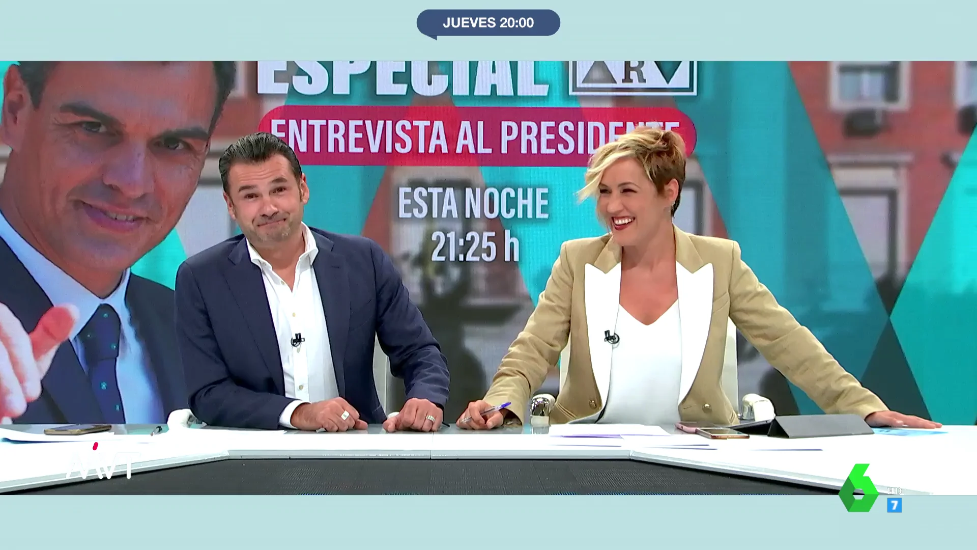 La divertida reacción de Iñaki López a la opinión de Ferreras sobre MVT: "Alguno de los dos mañana no vuelve" La divertida reacción de Iñaki López a la opinión de Ferreras sobre MVT: "Alguno de los dos mañana no vuelve"
