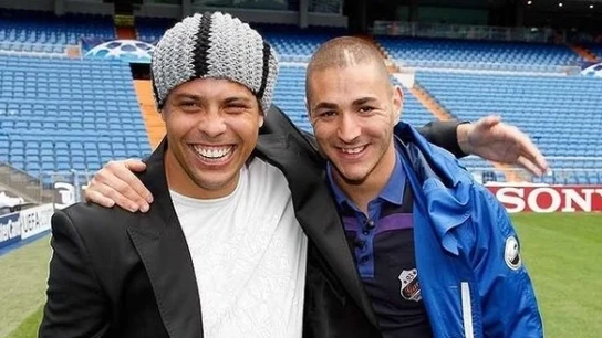 Ronaldo Nazario y Karim Benzema Ronaldo Nazario y Karim Benzema