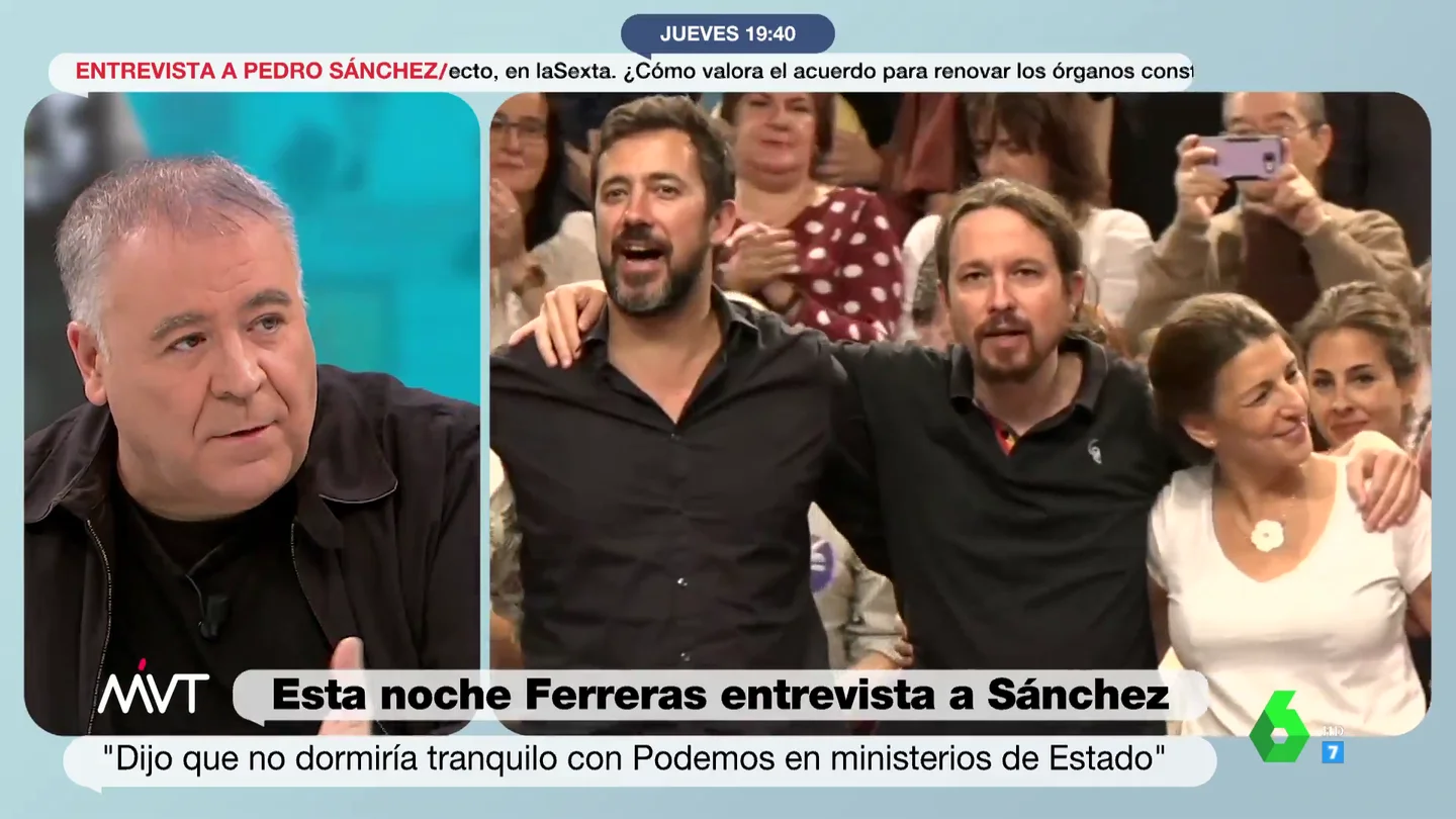 El análisis de Ferreras sobre la figura de Yolanda Díaz: "El PSOE la necesita" El análisis de Ferreras sobre la figura de Yolanda Díaz: "El PSOE la necesita"