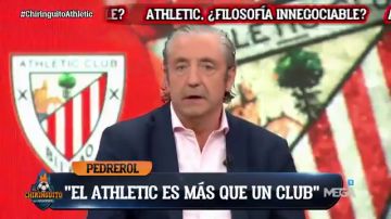 El tremendo halago de Josep Pedrerol para el Athletic en 'El Chiringuito': "Para mí es el único que es más que un club"