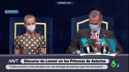 El veredicto de I&ntilde;aki L&oacute;pez tras el discurso de la princesa Leonor: "Tiene un desparpajo"