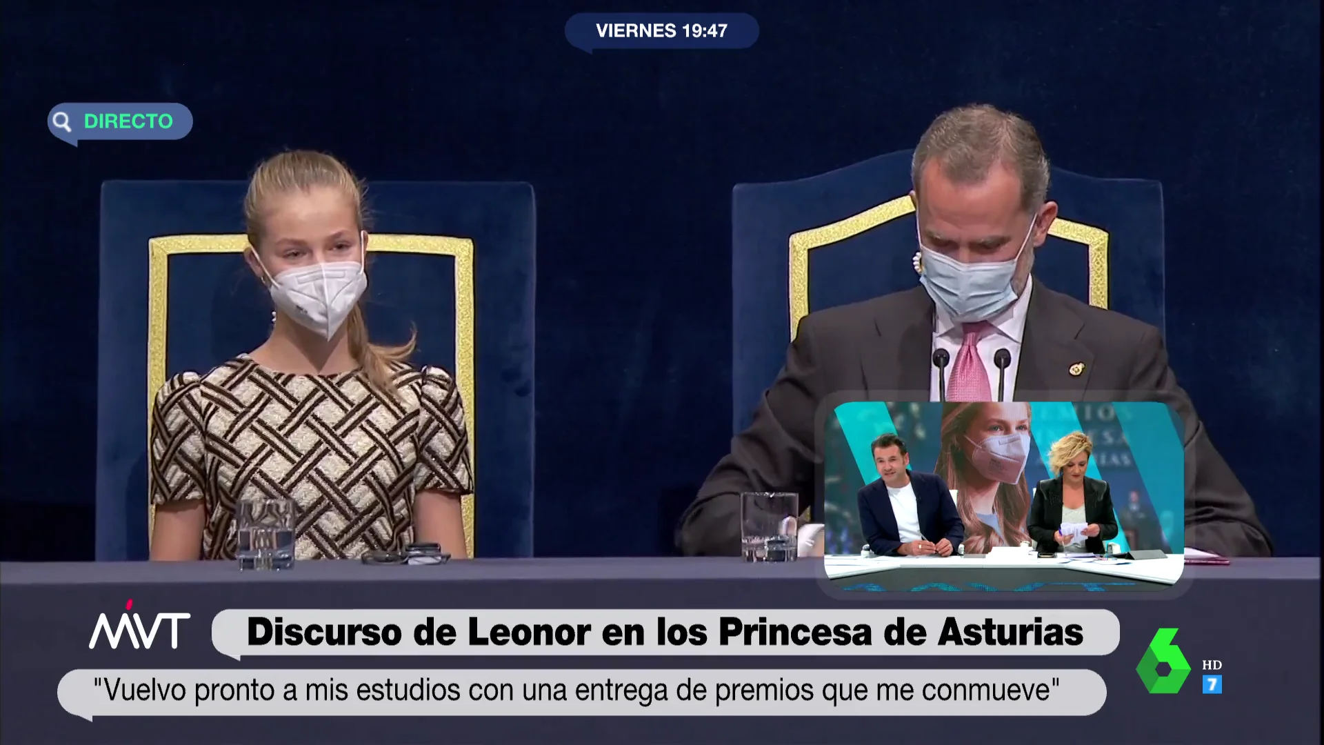 El veredicto de Iñaki López tras el discurso de la princesa Leonor: "Tiene un desparpajo" El veredicto de Iñaki López tras el discurso de la princesa Leonor: "Tiene un desparpajo"