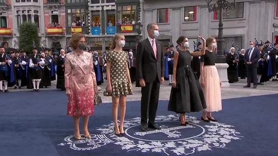 La familia real, en la entrega de los Premios Princesa de Asturias La familia real, en la entrega de los Premios Princesa de Asturias