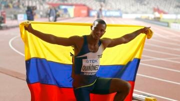 Imagen de archivo del atleta ecuatoriano Alex Quiñónez