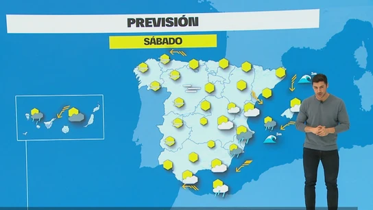 Previsión del tiempo para este sábado Previsión del tiempo para este sábado