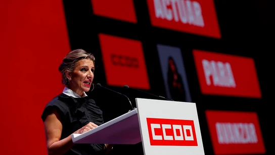 Yolanda Díaz en el 12 Congreso de CCOO Yolanda Díaz en el 12 Congreso de CCOO
