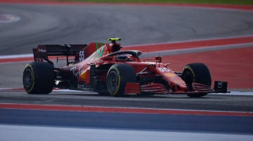 Carlos Sainz, piloto de Ferrari en el GP de EEUU