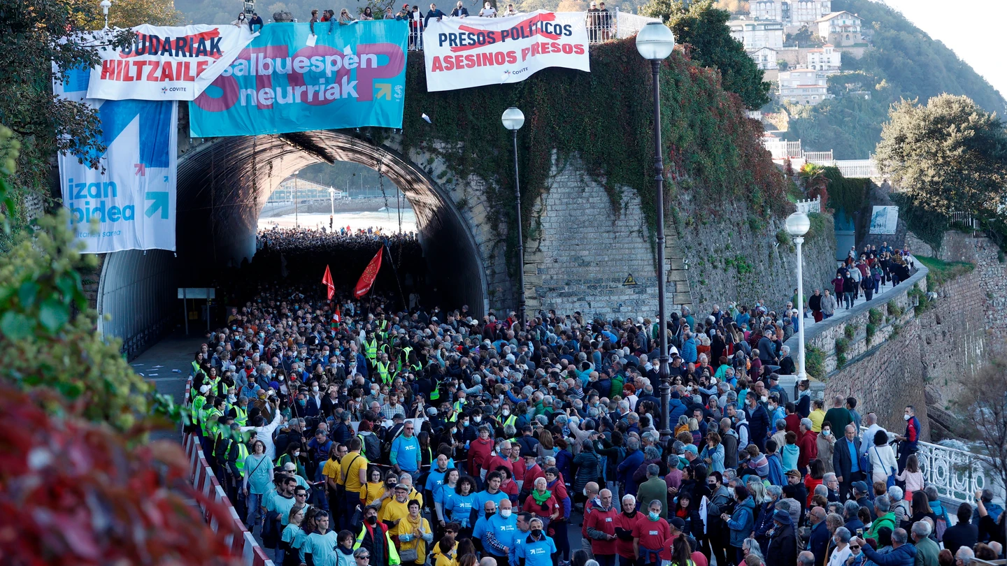 Manifestación a favor del acercamiento de los presos de ETA Manifestación a favor del acercamiento de los presos de ETA