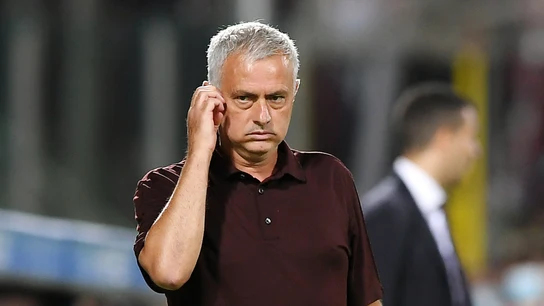 Jose Mourinho, entrenador de la Roma Jose Mourinho, entrenador de la Roma