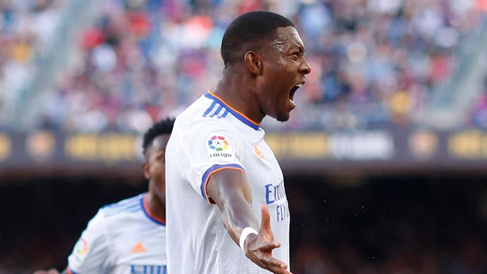 Alaba celebra un gol con el Real Madrid Alaba celebra un gol con el Real Madrid