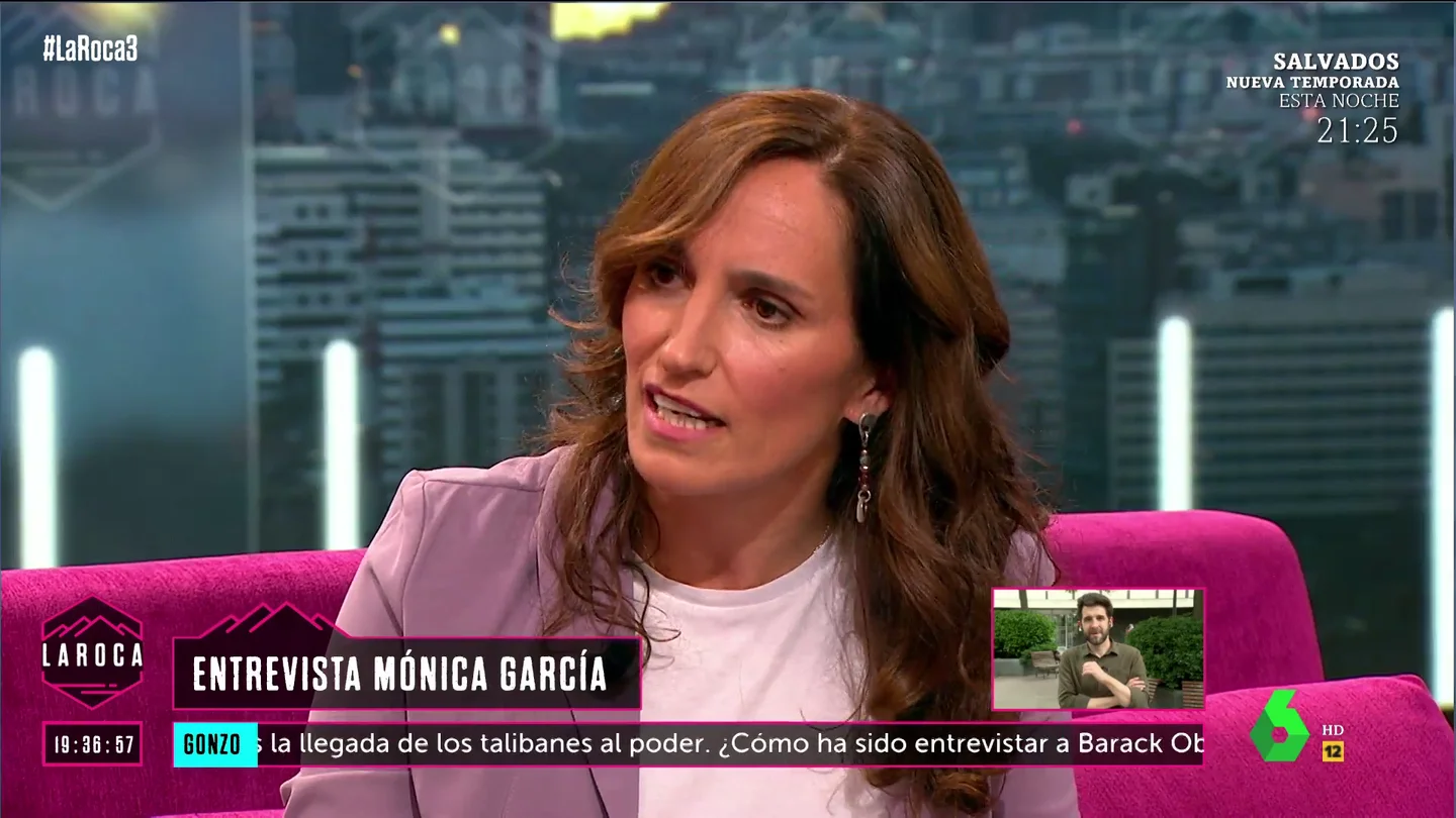 Mónica García en La Roca Mónica García en La Roca