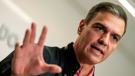 El presidente del Gobierno, Pedro Sánchez, durante una comparecencia El presidente del Gobierno, Pedro Sánchez, durante una comparecencia