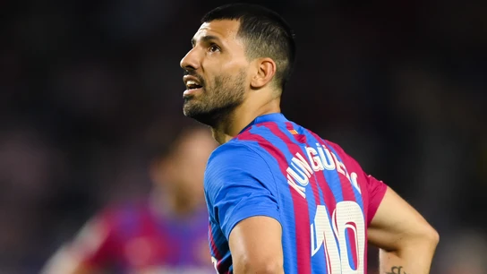 Sergio Agüero, con el Barça Sergio Agüero, con el Barça