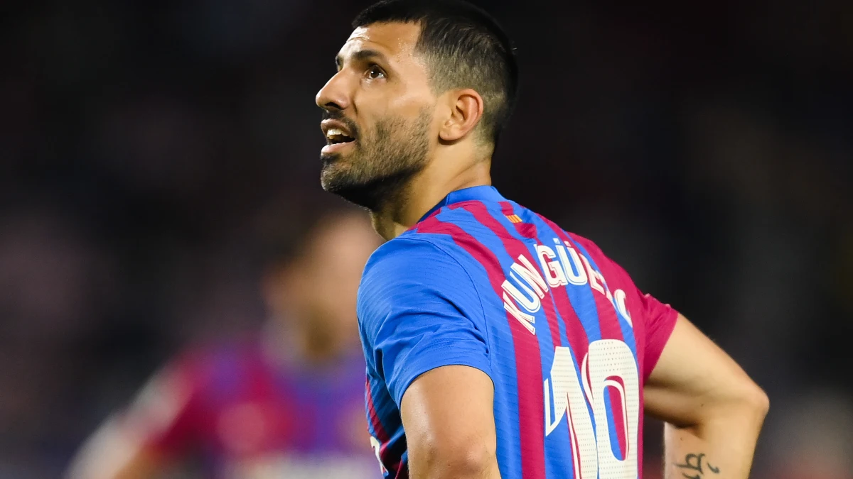 Sergio Agüero, con el Barça