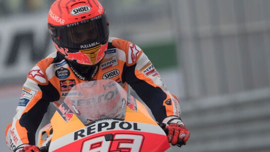 M&aacute;rquez, en la Honda