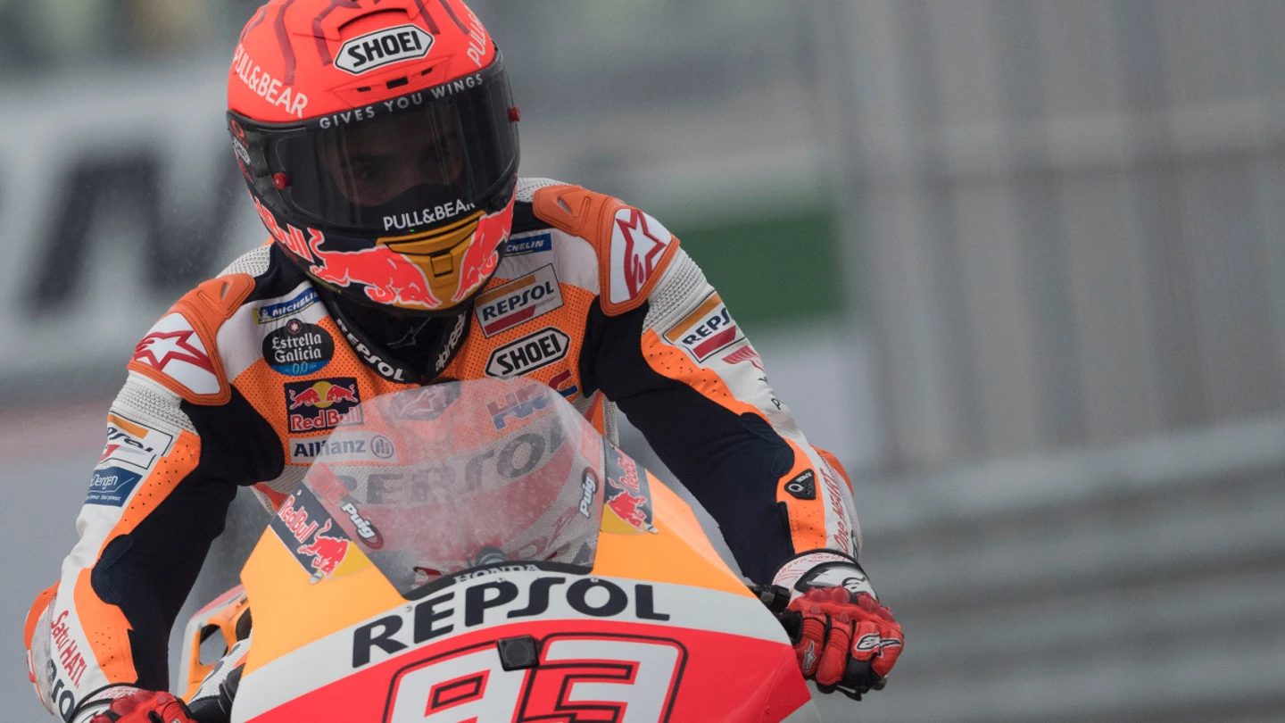 Márquez, en la Honda Márquez, en la Honda