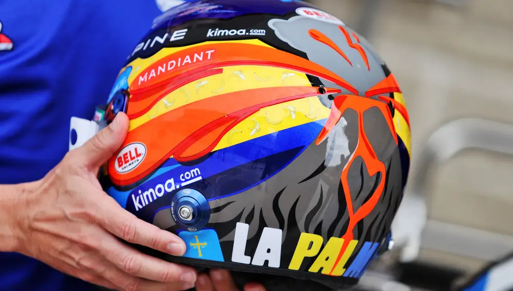El homenaje de Fernando Alonso a La Palma
