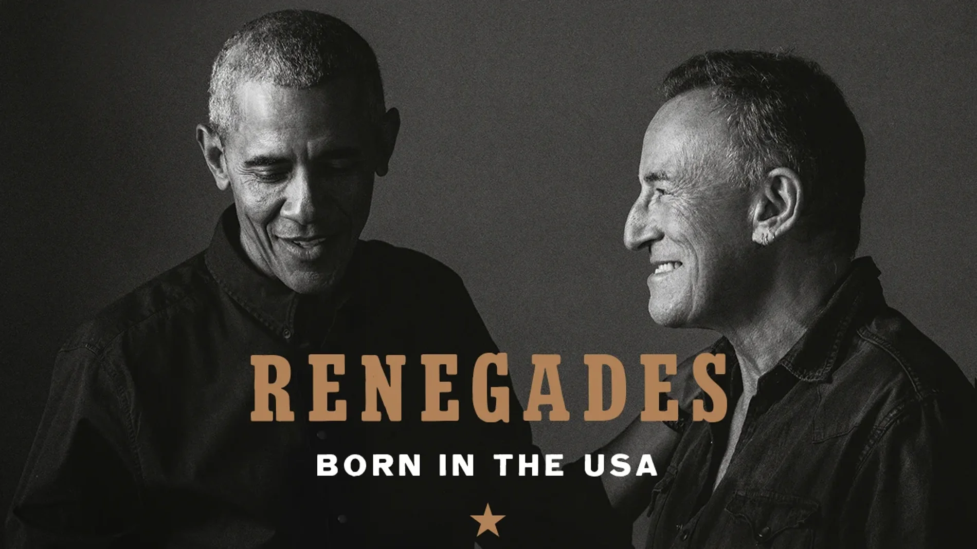 Portada del libro Renegados: Born in the USA, de Barack Obama y Bruce Springsteen