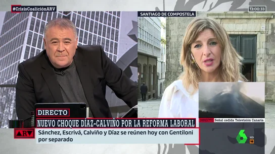 Yolanda Díaz muestra su "cariño" a Alberto Rodríguez tras su inhabilitación Yolanda Díaz muestra su "cariño" a Alberto Rodríguez tras su inhabilitación
