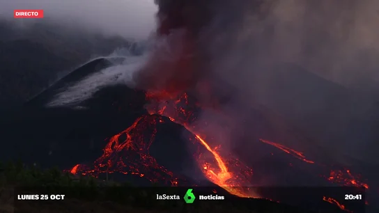 Colapsa el cono principal del volcán de La Palma Colapsa el cono principal del volcán de La Palma