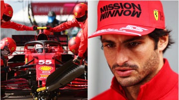 Carlos Sainz se harta de Ferrari tras el enésimo 'pit-stop' nefasto