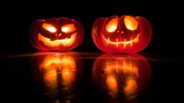 Unas calabazas de Halloween