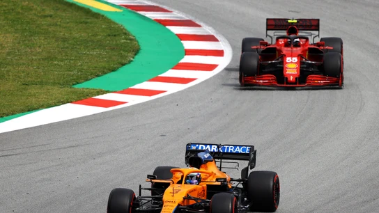 Daniel Ricciardo y Carlos Sainz Daniel Ricciardo y Carlos Sainz