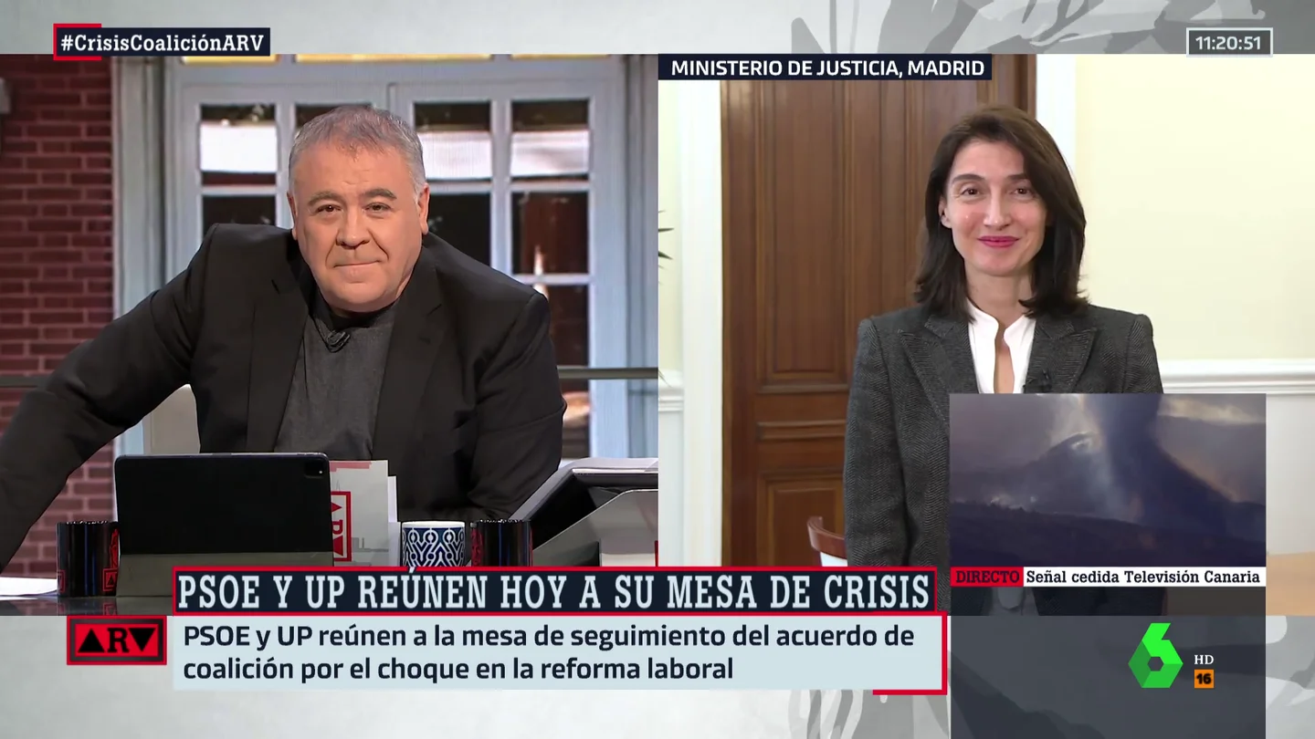 La ministra Pilar Llop llama a "respetar la división de poderes" ante la polémica por la inhabilitación de Alberto Rodríguez La ministra Pilar Llop llama a "respetar la división de poderes" ante la polémica por la inhabilitación de Alberto Rodríguez
