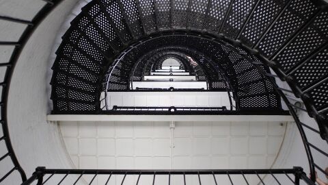 Escaleras del Faro de San Agustín, Florida