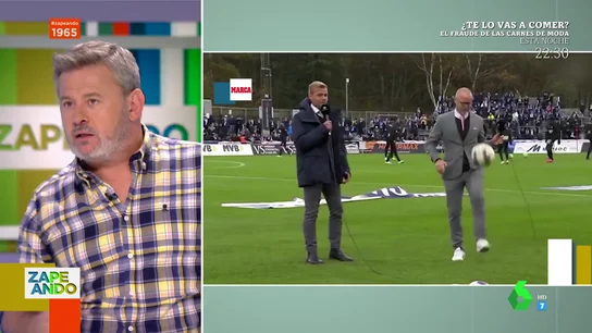El dardo de Miki Nadal a Juanma Castaño en directo: "Los que hablan de fútbol tendrían que saber jugar" El dardo de Miki Nadal a Juanma Castaño en directo: "Los que hablan de fútbol tendrían que saber jugar"