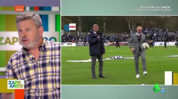 El dardo de Miki Nadal a Juanma Castaño en directo: "Los que hablan de fútbol tendrían que saber jugar"